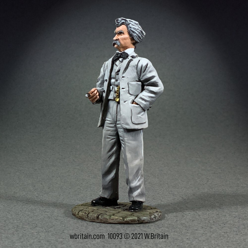 BRITAINS SOLDIERS MUSEUM COLLECTION 10093 - Mark Twain, American Author Painted