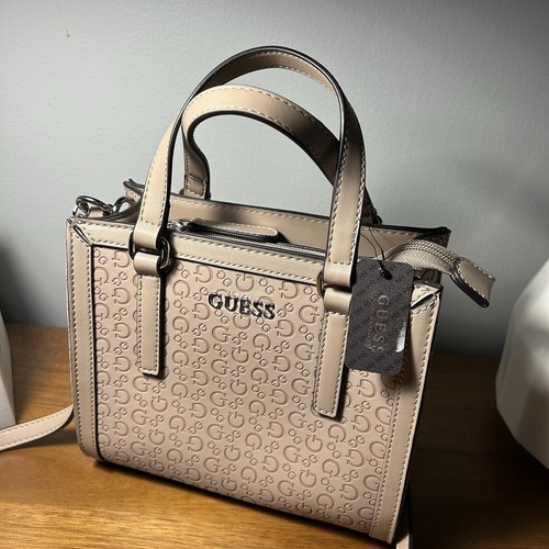 NWT Guess Beige Loden Mini Caramel handbag - Picture 2 of 8