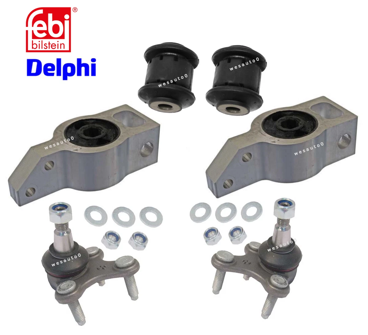 Kit De Eslabones Estabilizadores Delanteros Y Traseros Para Audi Q3 Quattro 2015-2018 – Acero Robusto