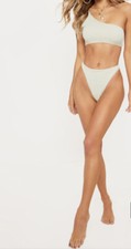 Prettylittlething Green bikini New UK12 US8