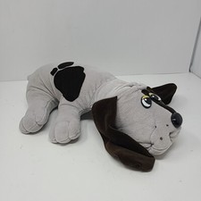 VINTAGE 1985 POUND PUPPY TONKA LARGE Gray w/ Brown Spots 18in Plush