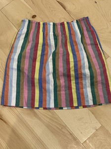 rainbow mini skirt