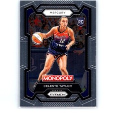 2024 Panini WNBA Monopoly Prizm Basketball Celeste Taylor Base RC #66 Mercury