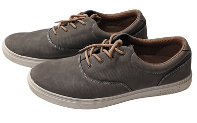 Perry Ellis Portfolio Mens Size Lace-up Casual Shoes Style Name Slip  Taupe