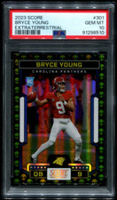 2023 Panini Score #301 Bryce Young Extraterrestrial Alien Rookie PSA 10 GEM MINT