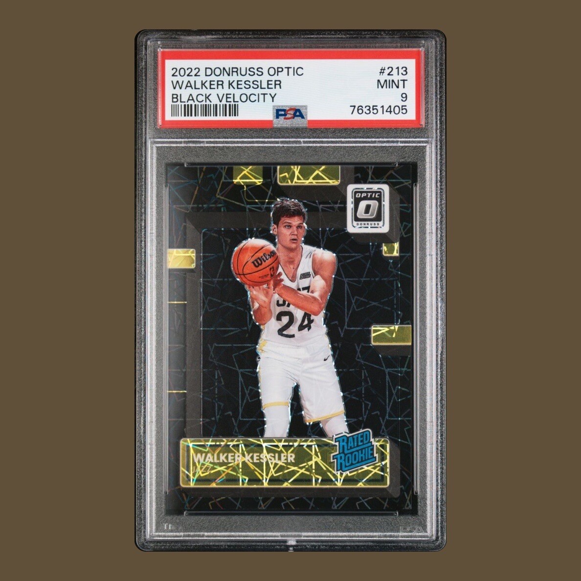 202223 Donruss Optic Walker Kessler Rated Rookie Black Velocity /39