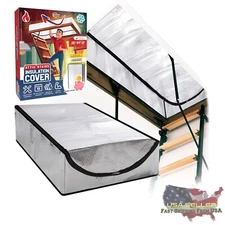 Extra Thick Attic Door Insulation Cover - 54'' x 25'' x 11''