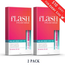 2 x fLash Amplifying Eyelash Serum 2ml made in USA-FREE SHIPPING