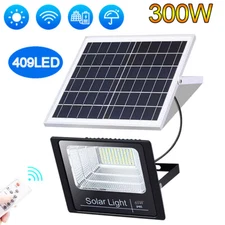 Outdoor Solar Street Lights Motion Sensor Commercial Dusk To Dawn Big Road Lamp