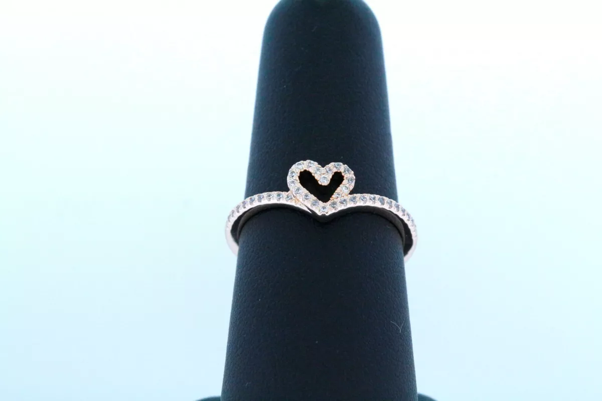 Sparkling Wishbone Ring