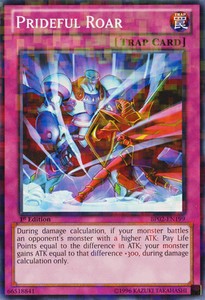 Prideful Roar - BP02-EN199 - Mosaic Rare - Unlimited Edition x3 - Near Mint