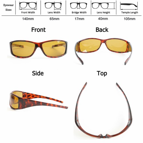 Outdoor Sunglasses Fishing Polarized Sunglasses Glare Blocking UV Protect - Picture 4 of 7