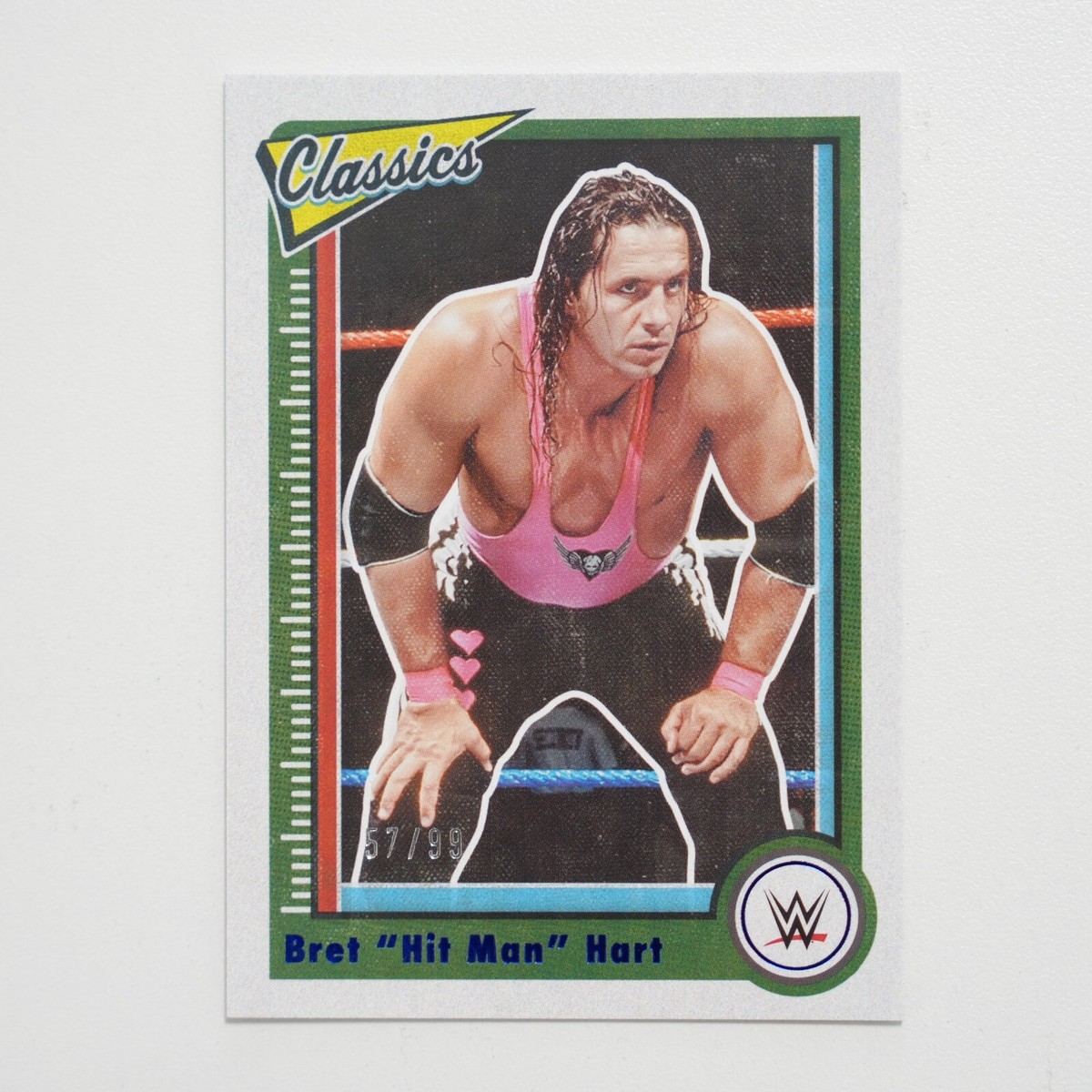 WWEブック Bret Hart CLASSICS Insert 2023 Panini Chronicles WWE