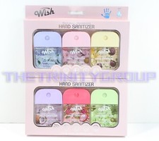 Wish Hand Sanitizer Spray 1.2oz Assorted 3 Pack, Set of 2 USA SELLER