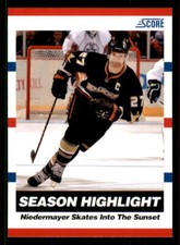 2010-11 Score Glossy #35 Scott Niedermayer Anaheim Ducks