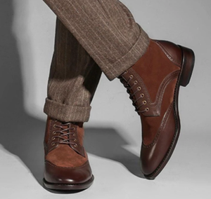 dark brown dress boots mens