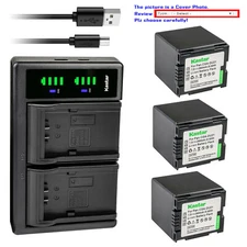 Kastar Battery LTD2 Charger for Panasonic CGA-DU21 CGR-DU21 & SDR-H280 SDR-H288