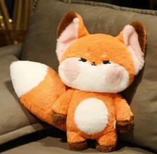 Big Tailed Red Fox Plush Toy 23" Stuffed Animal Toddler Doll Gift for Kids