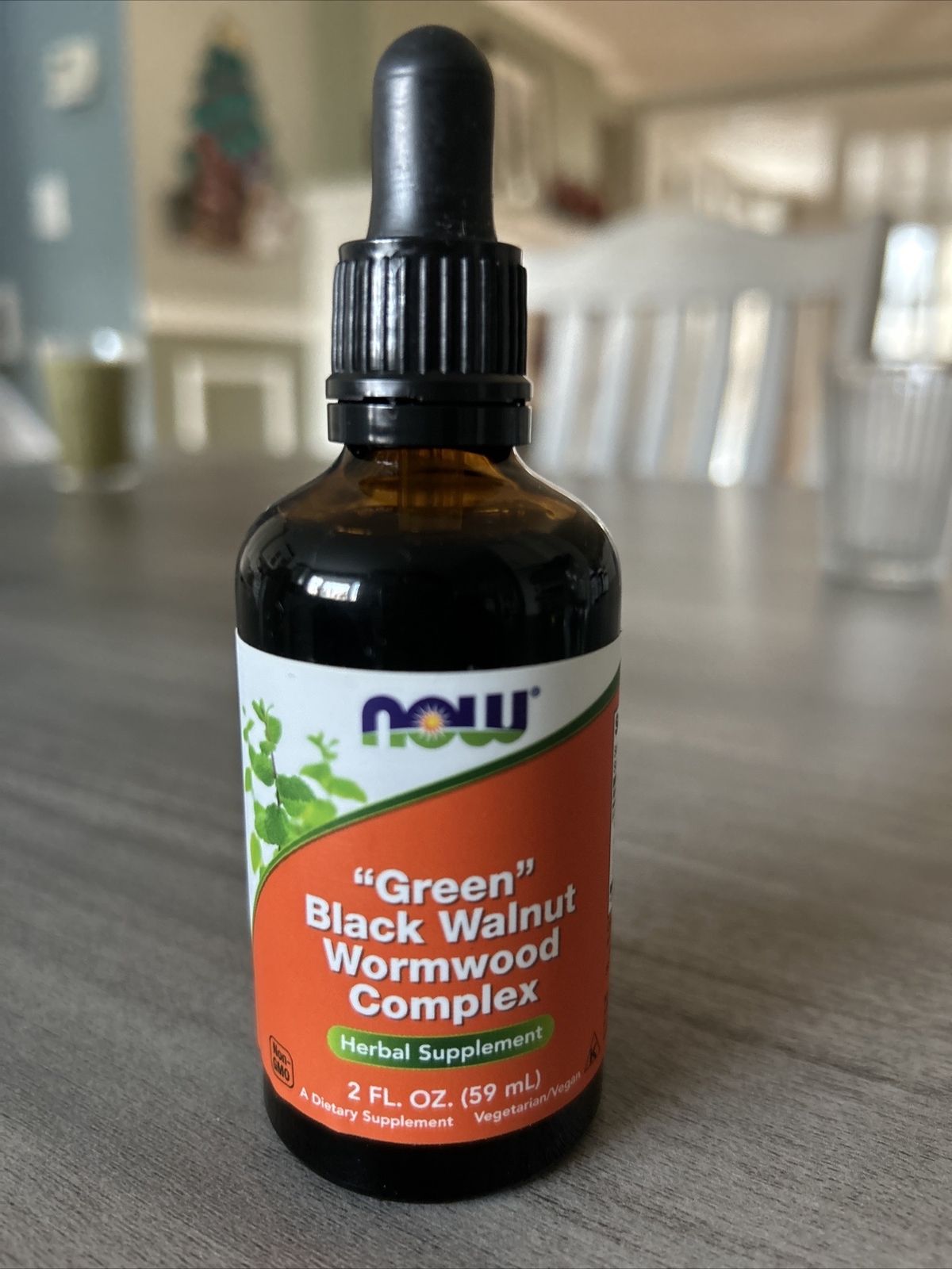 Now Foods "GREEN" BLACK WALNUT WORMWOOD COMPLEX 2 fl oz Herbal