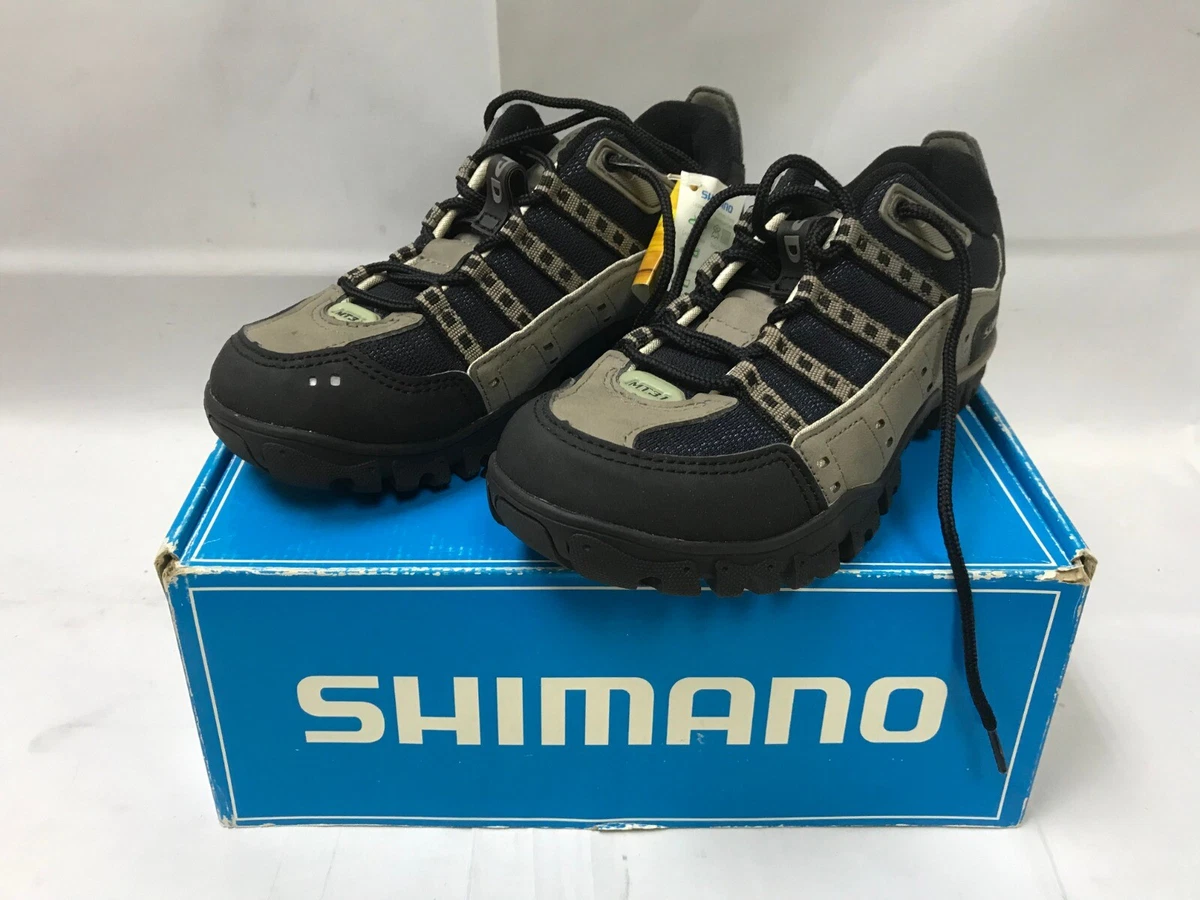 NIB SHIMANO SH MT31 MOUNTAIN BIKE SHOES Black Brown Size 38 USA