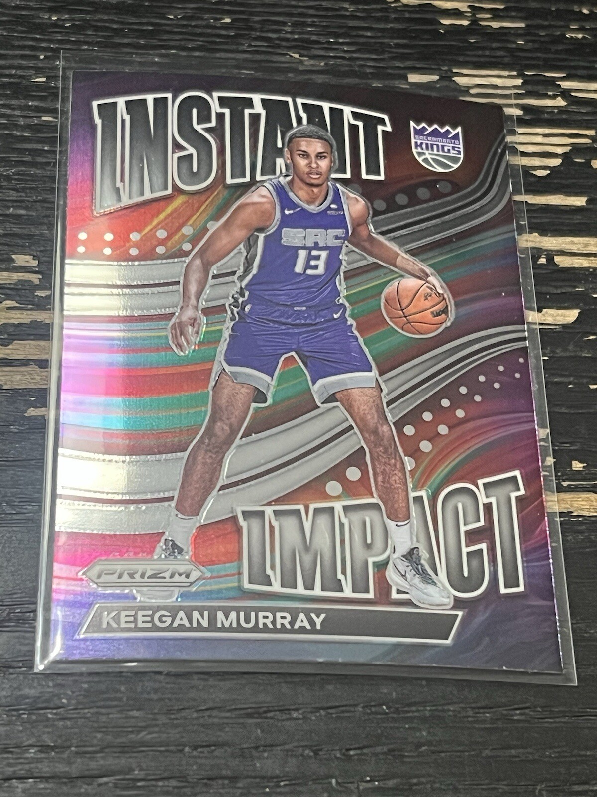 2022-23 Panini Prizm Instant Impact Kings Keegan Murray Rookie Card #4