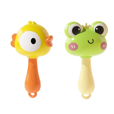 1pc farbenfrohe Maracas für Kinder Duck Rassel Spielzeug Kleinkinder Sound sens
