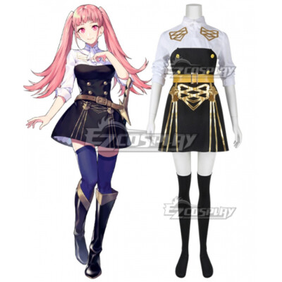 Fire Emblem Three Houses Officers Academy Golden Deer Hilda Cosplay Costume E001