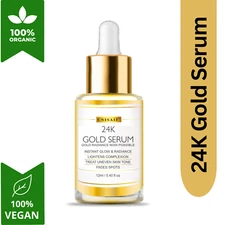 24K Pure Gold Serum, Anti-Aging, Anti-Redness, Skin Whitening & Moisturizer 12ml