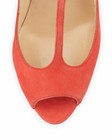 AUTH NEW WOMEN LOUBOUTIN TALITHA 150 POPPY ORANGE PLATFORM PUMPS/HEELS US 6.5 — photo 3