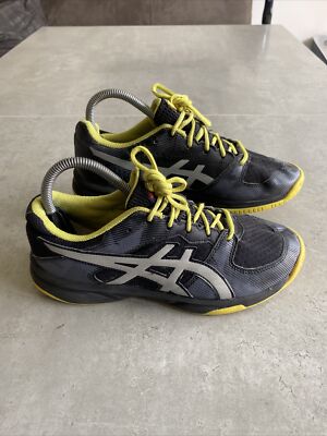ASICS Gel-Tactic GS Volleyball schwarz gelb UK 5,5 Trainer