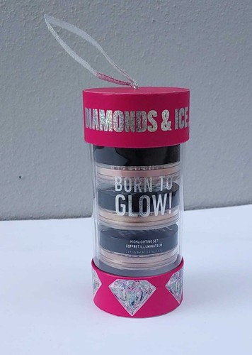 NYX Makeup Diamonds Ice Highlighting Set 3 Pods Blush Bronzer Shimmer, 0.07oz ea - Picture 6 of 6