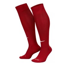 NIKE ACADEMY Red Knee High Soccer Cushioned Socks Large M8-12 W10-13