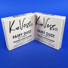 K Voss Fairy Dust Pressed Highlighter Moonlight / Starkissed 0.282 oz (Lot of 2)