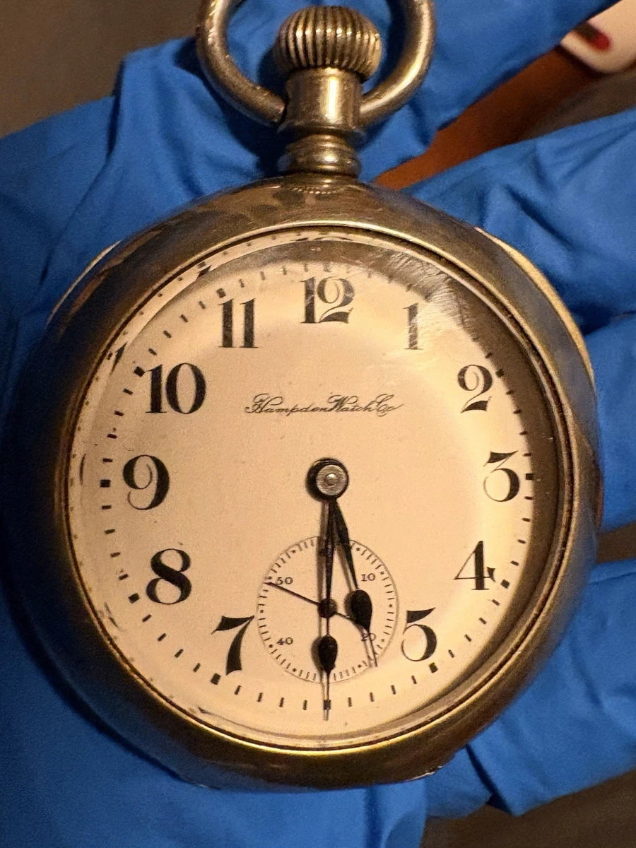 Hampden Pocket Watch Pocket Watches with Vintage 17 Jewels for