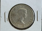 Canadian 1959 80% Silver 50 Cents Half Dollar Coin - ME5514