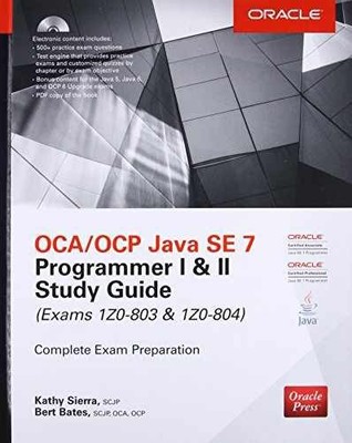 OCA/OCP Java SE 7 Programmer - Hardcover, by Sierra Kathy; Bates - Acceptable n