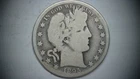 1895 O Barber 90% Silver Half-Dollar Key Date Y Visible