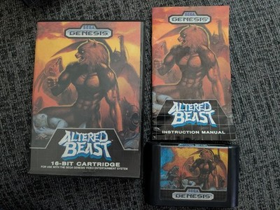 Altered Beast Sega Genesis CIB Complete w Box Manual Tested Working