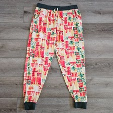 Burt's Bees Baby Pajama PJ Pants Womens Size XL Organic Cotton Blend Holiday