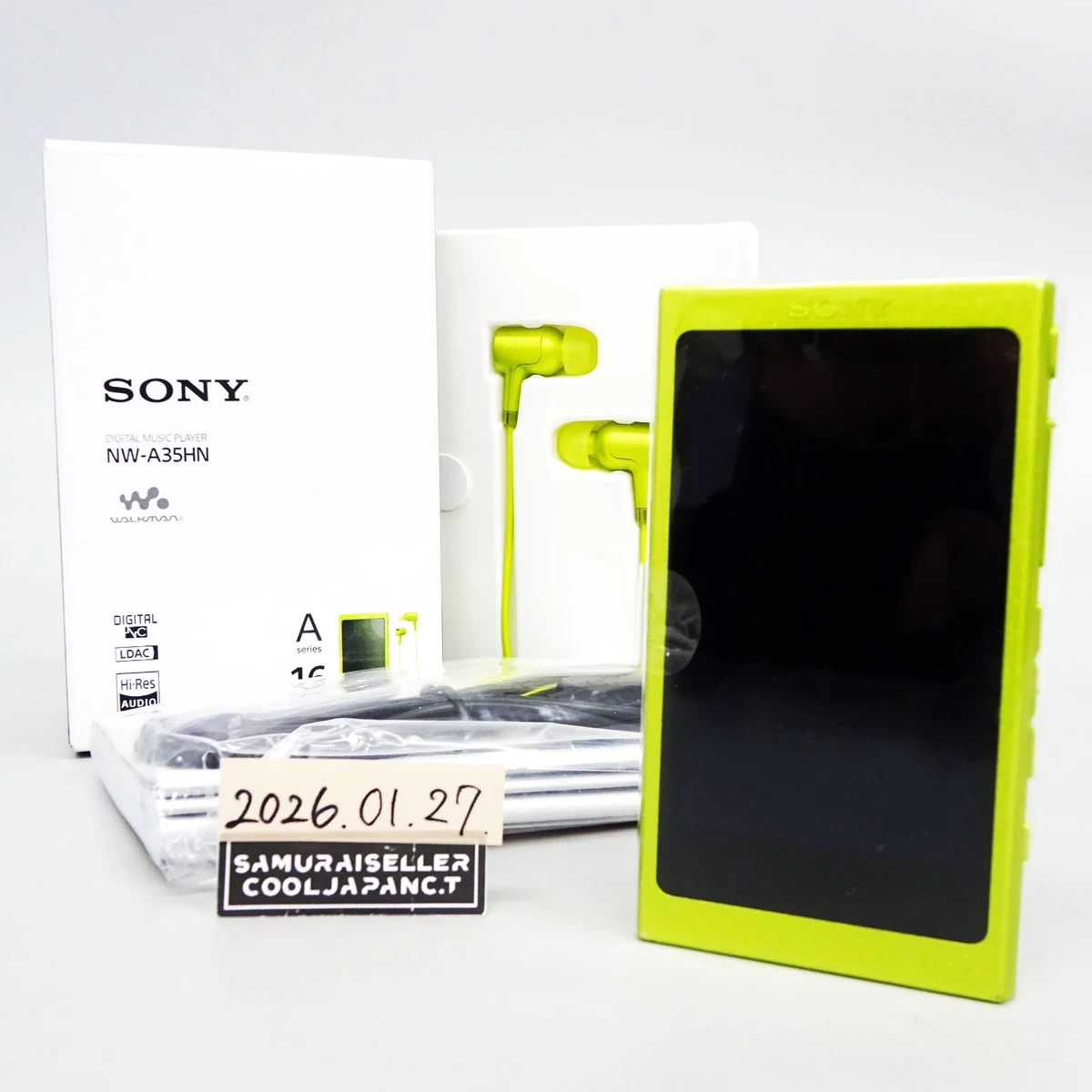 Sony Walkman A Series 黄色mp3 播放器| eBay