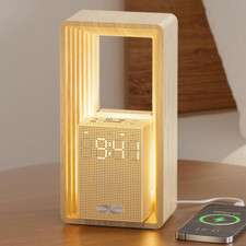 Sunrise Alarm Clock with Wake-Up Light: Dual Alarm White Noise Sound Machine wit