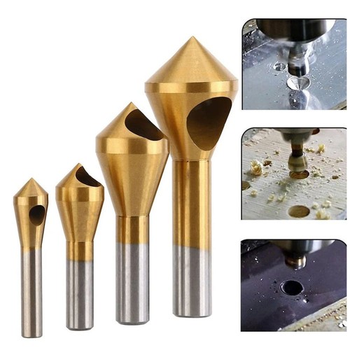Zises Cutter Multi Size Fasen Werkzeug Set 4PCS f r pr?zises Bohren in verschiedenen ...