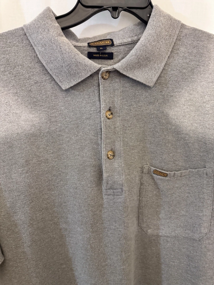 coach dress shirt Outlet Signature Trim Polo - Men's Shirts Its finished with snap chest pockets detailed with our Signature and our Coach flag Clothes Make the Coach, Whatever