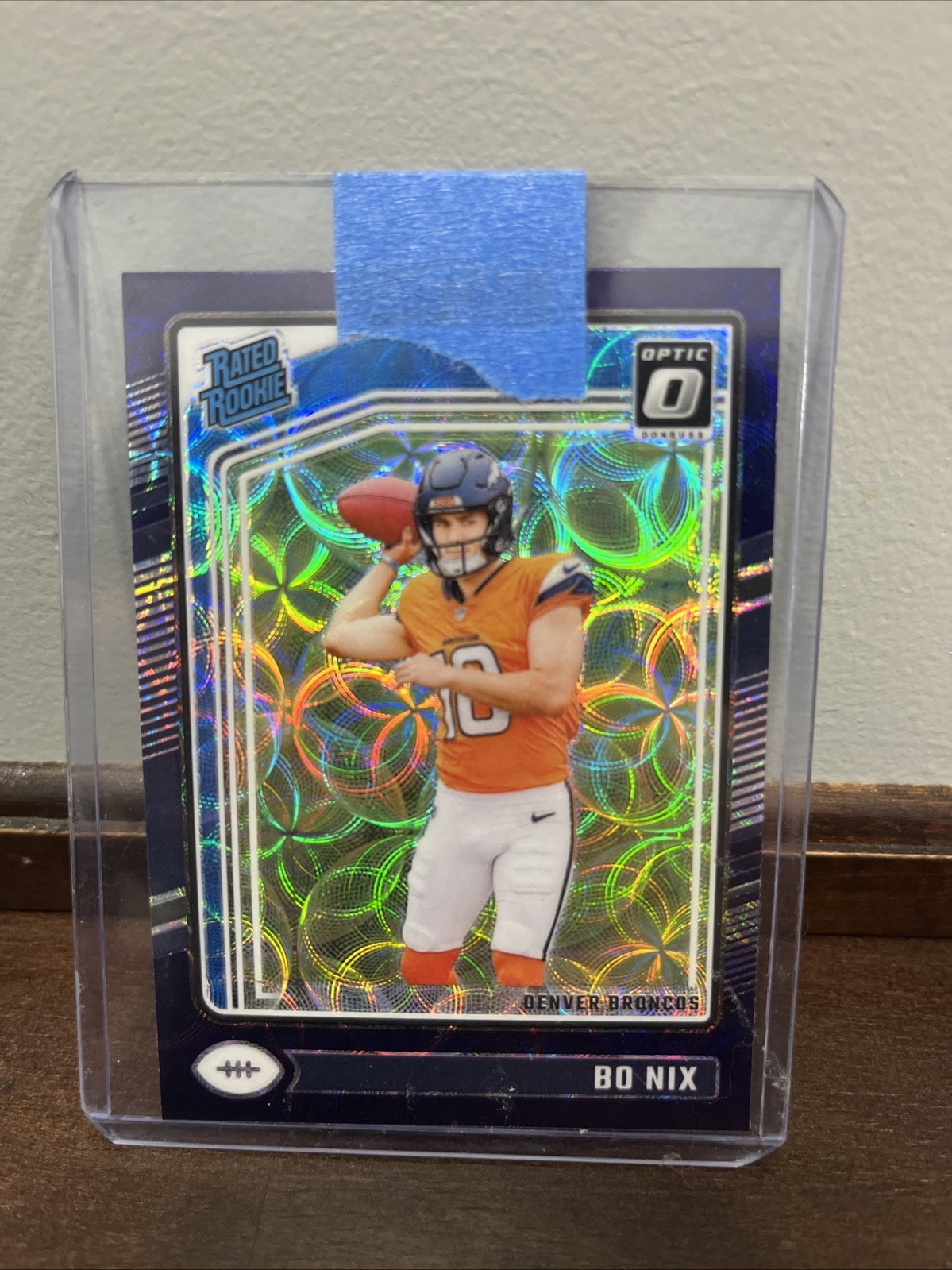 2024 Panini Donruss Optic - Rated Rookie Bo Nix #209 Purple Scope Prizm (RC)