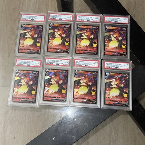 Lances Charizard V SWSH133 Promo Rare Pokemon PSA 8 Near Mint  8 Copy’s !