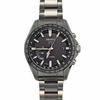 Seiko Astron 8X Series World Time SBXB161 Solar GPS Men's Watch