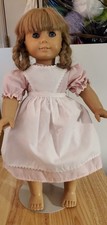 AMERICAN GIRL Kirsten Birthday Outfit Dress Apron And Pantaloons
