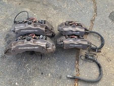 2008-2010 Porsche Cayenne Set Of 4 Brembo Brake Calipers With Pads Oem
