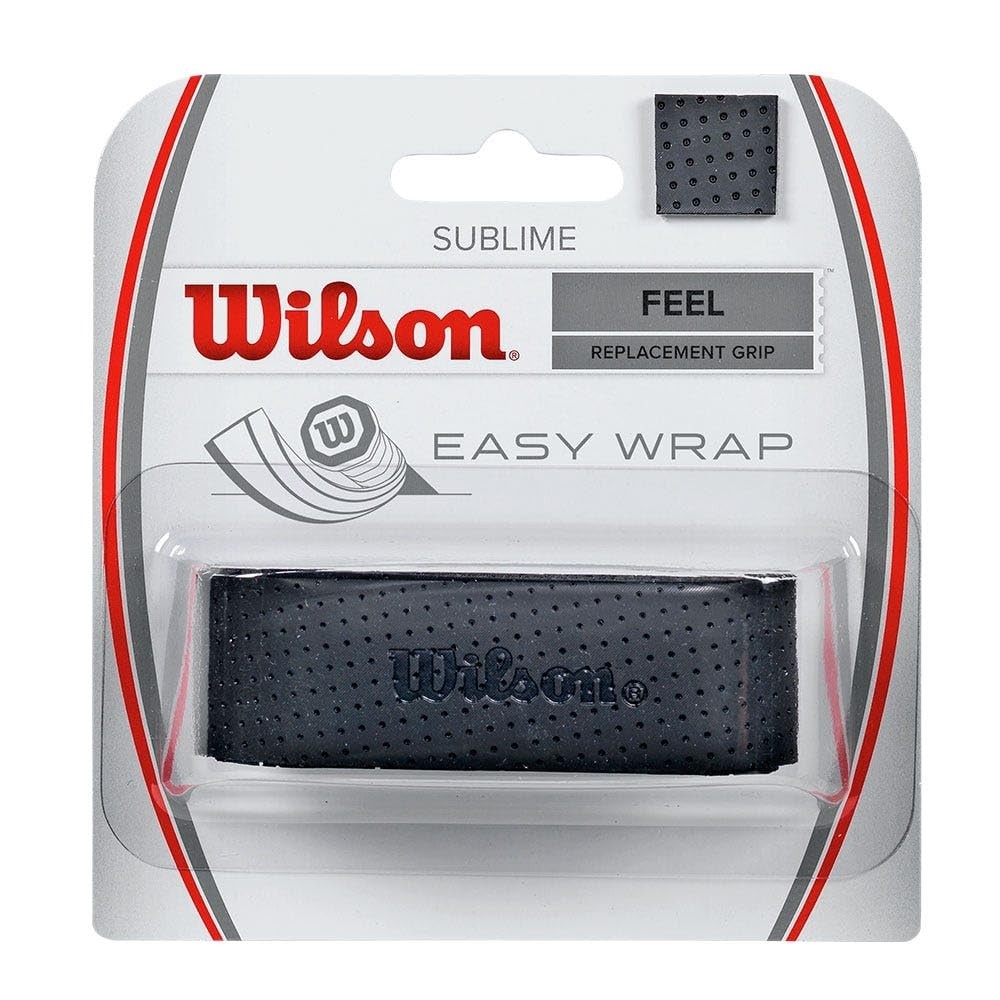 WILSON Sporting Goods Sublime Tennis Racquet Grip, Standard, Black 