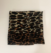 Animal Print Silk Scarf